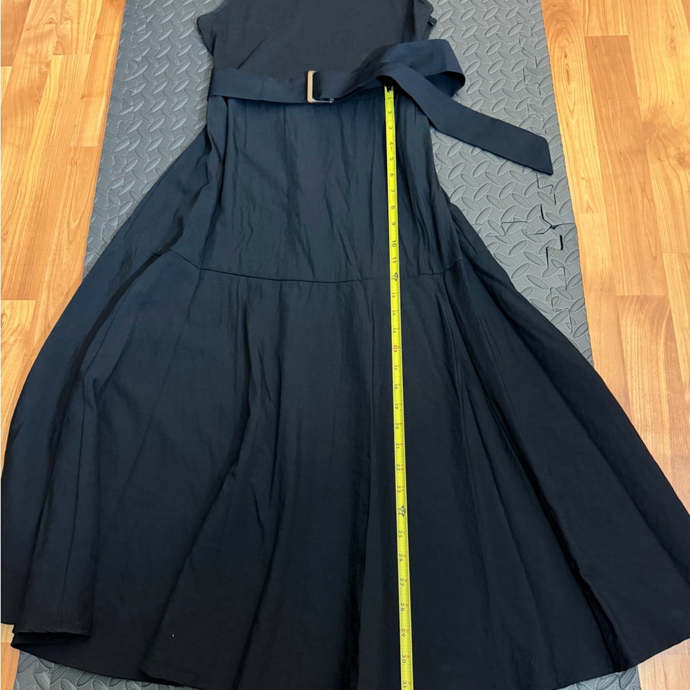 Nine West Midi Black Sleeves Dress, Size Medium